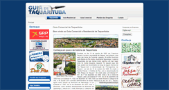 Desktop Screenshot of guiadetaquarituba.com.br
